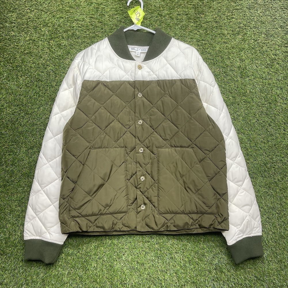 Ouigi Theodore Sun & Stone Jacket Mens Medium Puffer Quilted Designer Collab